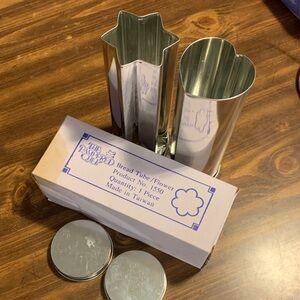 3 Bread Tubes Flower Heart Star The Pampered Chef